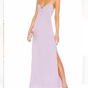 Revolve CAPULET Knot Front Maxi Dress